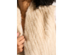 Gilet sans manches en fausse fourrure effet vison