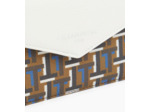 Porte cartes avec mousqueton Emilie en toile monogramme