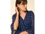 Robe courte cache-coeur