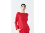 Blouse carmin