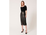 Jupe Jala Noir en cuir