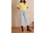 Jean cropped en denim LEA