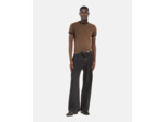 T-shirt avec print dark brown