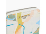 Porte monnaie zippé Emilie en cuir caviar