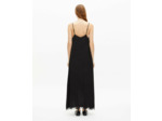 Robe nuisette longue jacquard noire black