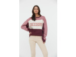 Sweat mixte à découpes effet oversize, flocage «Lee Cooper» poitrine