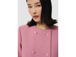 Manteau Matisse rose en double coton