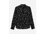 Chemise manche longue black white