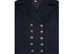 Blouson avec boutons devant navy