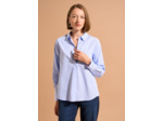 Chemise cintrée en coton rayé avec broderie étoile