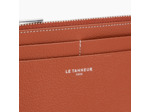 Porte cartes moyen modèle zippé Emile en cuir grainé
