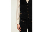 Gilet de tailleur en velours ras - NOLA