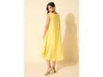 Robe midi à col V