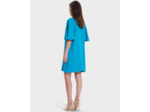 Robe Rubilinda Bleu en Polyester