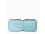 Porte monnaie zip en L Emile en cuir monogramme
