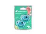 Bebeconfort sucettes silicone reversibles 6-18 mois X2 Blue