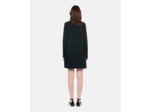 Robe Noire Courte Avec Plissage black