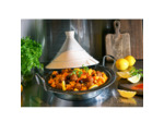 TAJINE inox 30cm avec couvercle en céramique