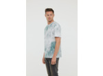 T-shirt oversize manches courtes, imprimé "Peau de serpent"