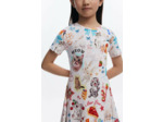 Robe À Manches Courtes En Maille – Fille