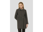 Manteau Marceau Gris Chine en Laine Froide