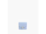 Portefeuille Rose en cuir lisse