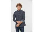 Chemise allover poches poitrine
