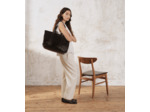 Sac cabas Grâce en cuir grainé