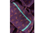 Foulard violet chardon