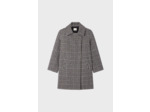Manteau mi-long à carreaux - LILOU
