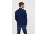 Pull col cheminée détail maille fantaisie