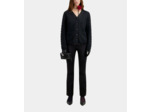 Cardigan Noir En Laine Torsadée black