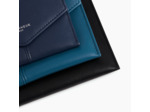 Trio de pochettes Charlotte en cuir lisse
