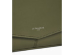 Sac pochette avec bandoulière amovible Charlotte en cuir lisse
