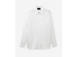 Chemise droite manches longues poignets haut white