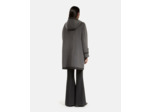 Manteau Mi Long En Laine Double Face petrol grey