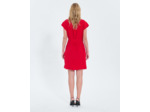 Robe chemise rouge