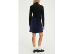 Jupe courte en velours lisse - CORENTINE