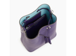 Mini sac seau Louise en cuir grainé