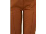 Pantalon droit cannelle