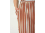 Pantalon hilda rayures marron