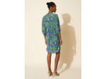 Robe imprimée courte manches 3/4