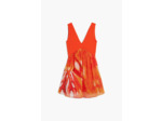 Robe Sans Manches En Tissu – Femme