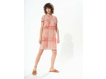 Robe rose velours