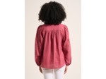 Chemisier en voile de coton et broderie anglaise