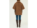 Manteau à manches courtes en fausse fourrure - MAYRA