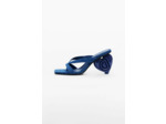 Sandales À Talon En Denim – Femme