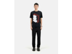 T-Shirt Manches Courtes Avec Print A Neon The Kooples black