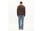 Peau lainée marron brown