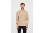 Henley en coton piqué